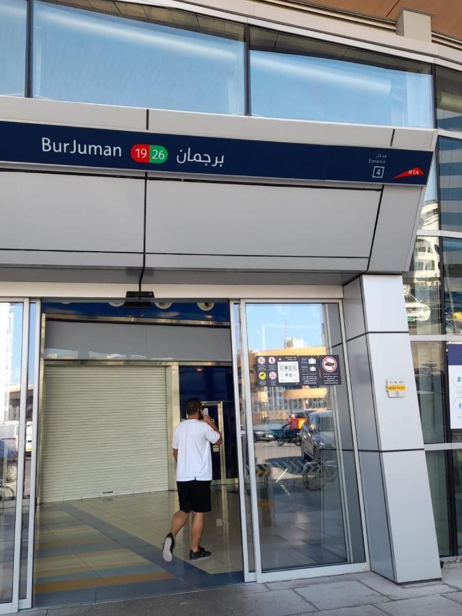 Brand New Boys Hostel 5 Min Walk From Burjuman Metro Station Exit-4 With All Brand New Furnishings & Free Facilities Dubai Exterior foto